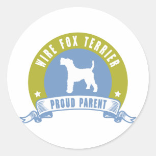 Wire Fox Terrier Classic Round Sticker