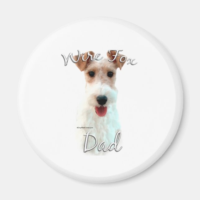 Wire Fox Terrier Dad 2 Magnet (Front)