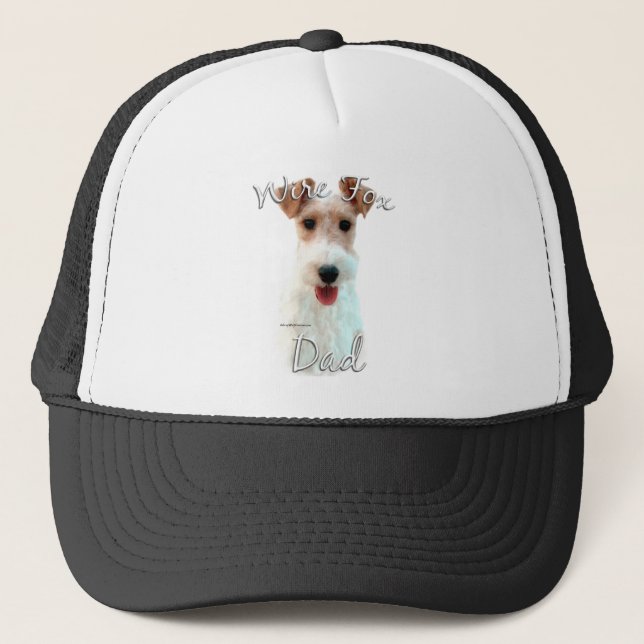 Wire Fox Terrier Dad 2 Trucker Hat (Front)