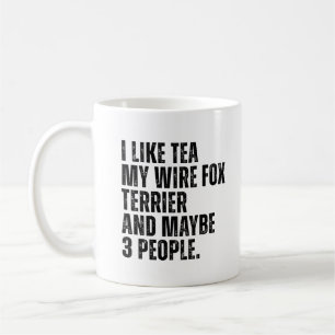 Wire Fox Terrier Dog Owner Funny Tea Lover Coffee Mug