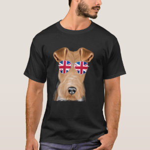 Wire Fox Terrier Dog United Kingdom Sunglasses T-Shirt