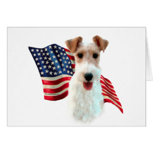 Wire Fox Terrier Flag