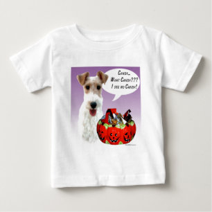 Wire Fox Terrier Halloween Candy Baby T-Shirt