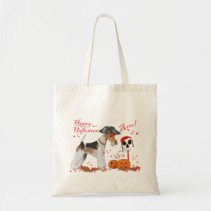 Wire Fox Terrier Halloween Tote Bag