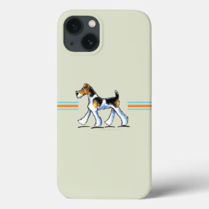 Wire Fox Terrier In Motion iPhone 13 Case