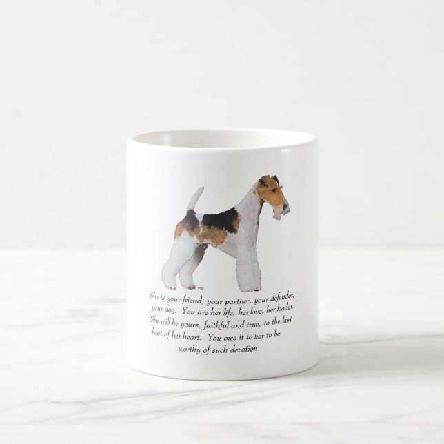 Wire Fox Terrier Keepsake FEMALE Coffee Mug (Center)