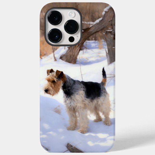 Wire Fox Terrier Let It Snow Christmas  Case-Mate iPhone Case (Back)