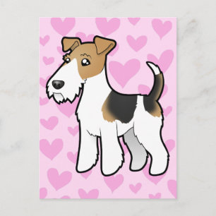 Wire Fox Terrier Love Postcard