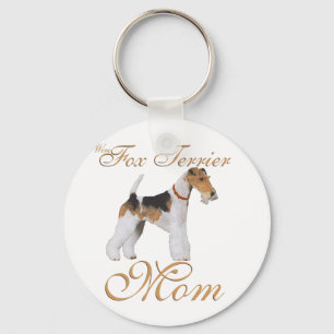 Wire Fox Terrier Mother's Day Key Ring