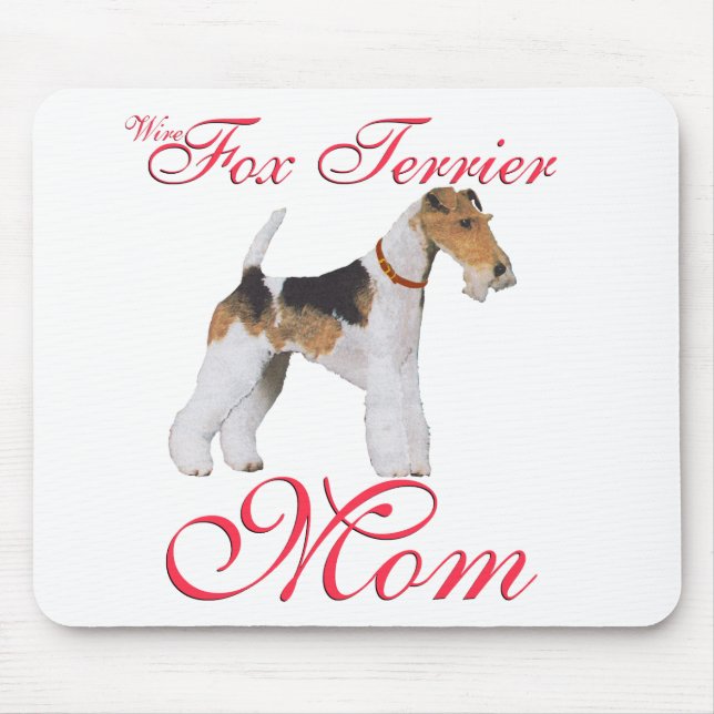 Wire Fox Terrier Mother's Day Mouse Pad (Front)