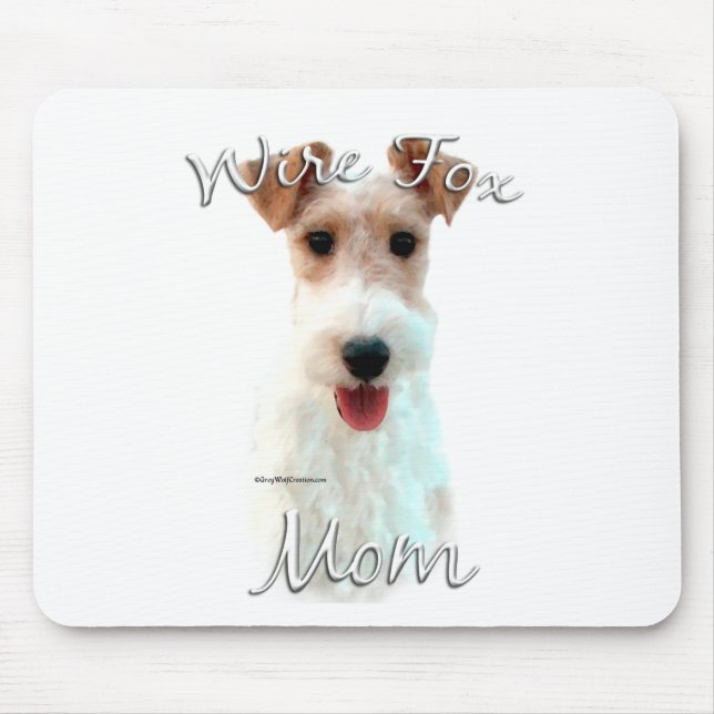 Wire Fox Terrier Mum 2 Mouse Pad (Front)