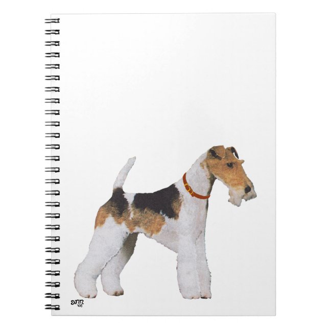 Wire Fox Terrier Notebook (Front)