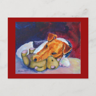 Wire Fox Terrier Postcard