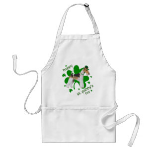 Wire Fox Terrier St Patricks Day Standard Apron