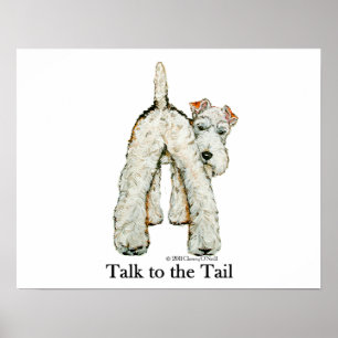 Wire Fox Terrier Tail Poster