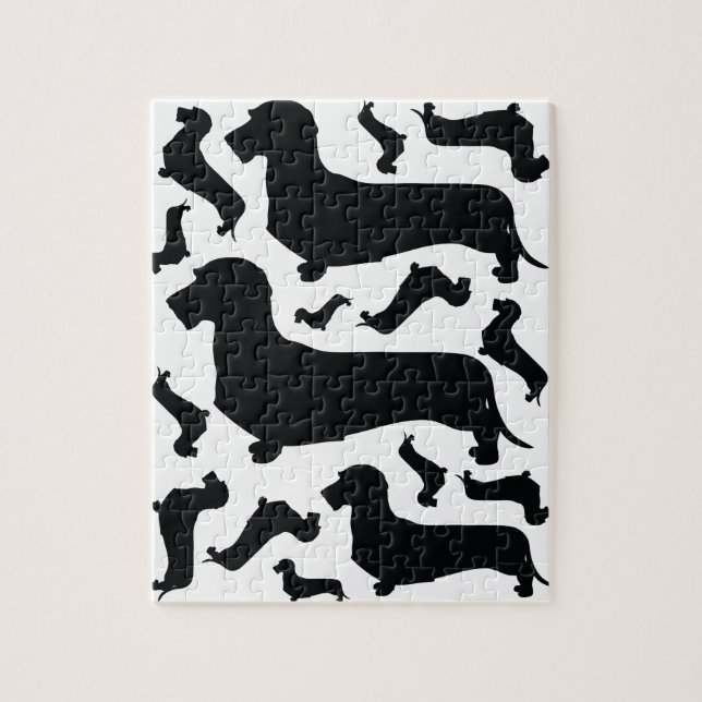 Wire Hair Dachshund Puzzle (Vertical)