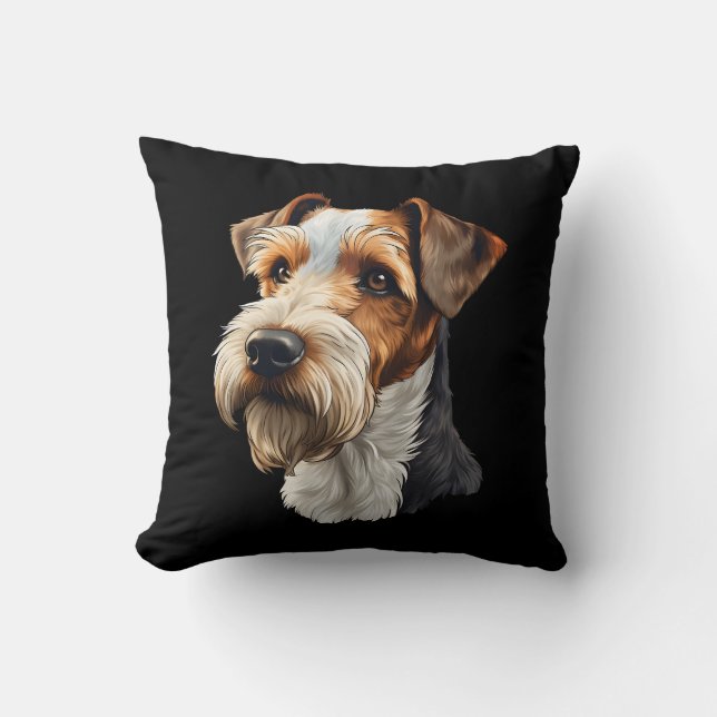 Wire Hair Fox Terrier Cushion (Front)