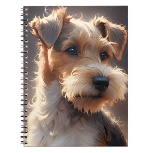 Wire Hair Fox Terrier Twilight Notebook