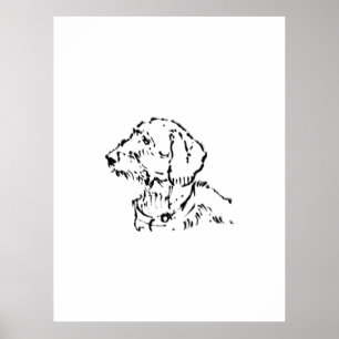 Wire Haired Dachshund Dog Parent Poster