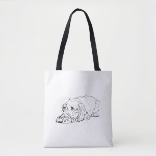 Wire Haired Dachshund Tote Bag