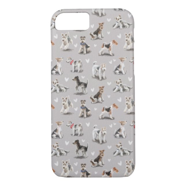 Wire Haired Fox Terrier iPhone Case (Back)