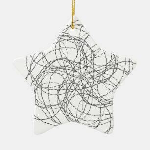Wired Ceramic Ornament