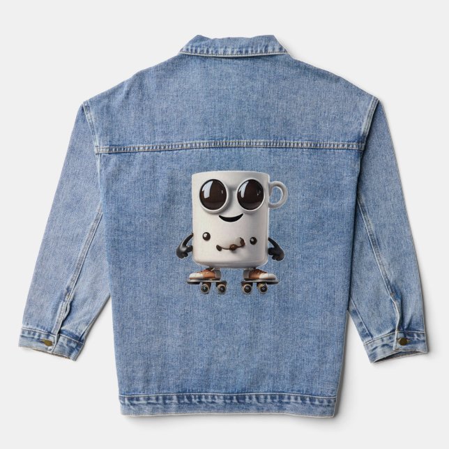 wired coffee denim jacket (Back)