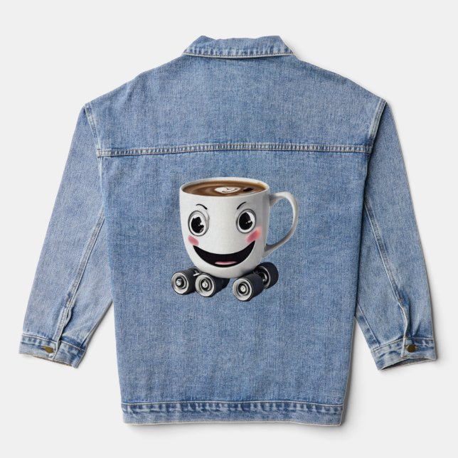 wired coffee denim jacket (Back)