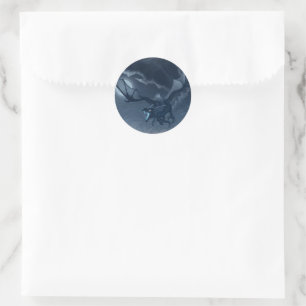Wired Dragon Classic Round Sticker