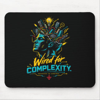 Wired For Complexity Control Engineering Mouse Pad