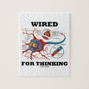 Wired For Thinking (Neuron Synapse) Jigsaw Puzzle