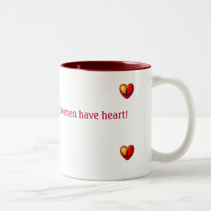 WIRED women have heart red mug