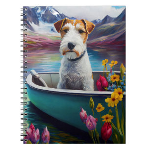 Wirefox Terrier on a Paddle: A Scenic Adventure Notebook