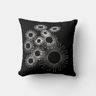 Wireframe, skeleton three-dimensional model cushion