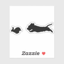 Wirehair Dachshund & Rabbit