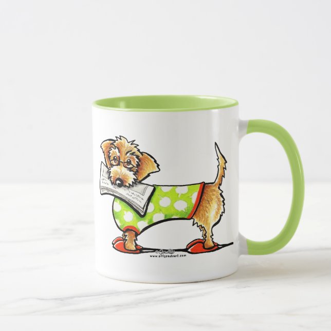 Wirehaired Dachshund Apple Mug (Right)
