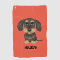 Wirehaired Dachshund | Cute Dog Teckel Custom Name