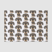 Wirehaired Dachshund | Cute Teckel Dog Patterned