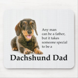 Wirehaired Dachshund Dad Mousepad