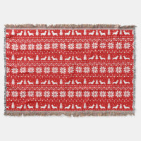 Wirehaired Dachshund Dogs Fun Christmas Pattern