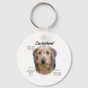Wirehaired Dachshund History  Key Ring