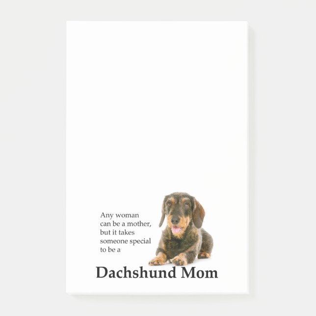 Wirehaired Dachshund Mum Post-It Notes (Front)