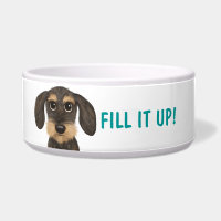 Wirehaired Dachshund | Teckel with Custom Text