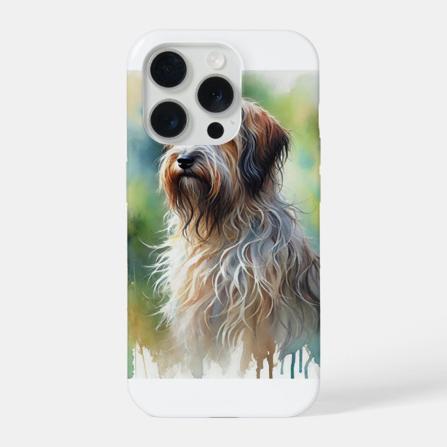 Wirehaired Griffon Korthals Dog 100924AREF106 - Wa iPhone Case (Back)