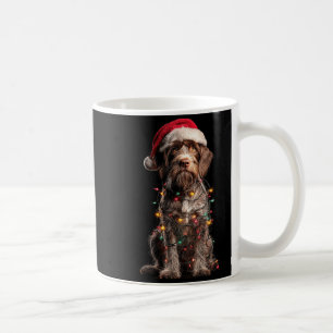 Wirehaired Inting Griffon Christmas Graphics Dog L Coffee Mug