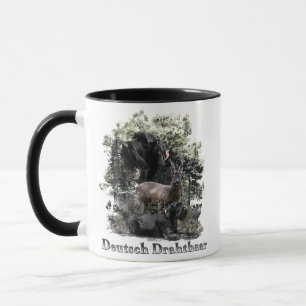 Wirehaired Pointer , Outdoors Hunting Mug