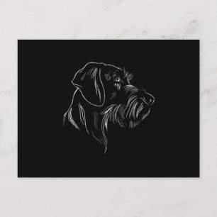 Wirehaired Pointer Postcard