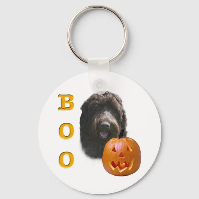 Wirehaired Pointing Griffon Boo Key Ring (Front)