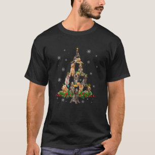Wirehaired Pointing Griffon Christmas Tree Dog San T-Shirt