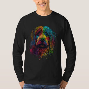 Wirehaired Pointing Griffon Colourful Pop Art Spla T-Shirt